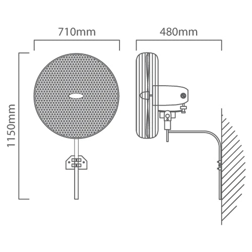 EUROLUX F28 WALL FAN