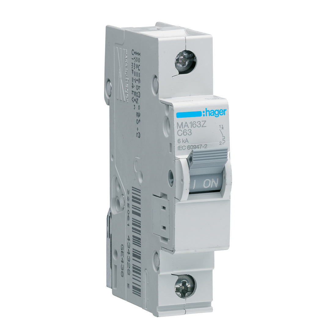 HAGER CIRCUIT BREAKER 1 POLE 10KA NFN