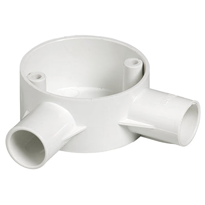 25MM PVC 2 WAY ANGLE BOX – Abner Electrical